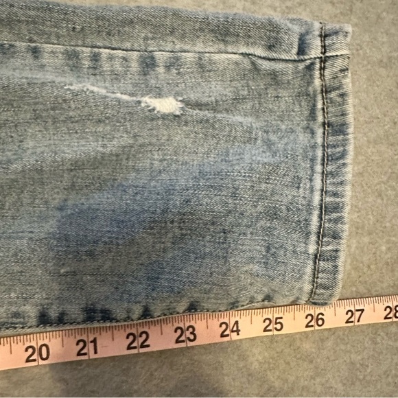 Judy Blue High Waist Destroyed Boyfriend denim jeans size 13/31 - Picture 6 of 11